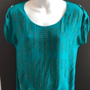 Aryn K Shimmer Ring Tunic